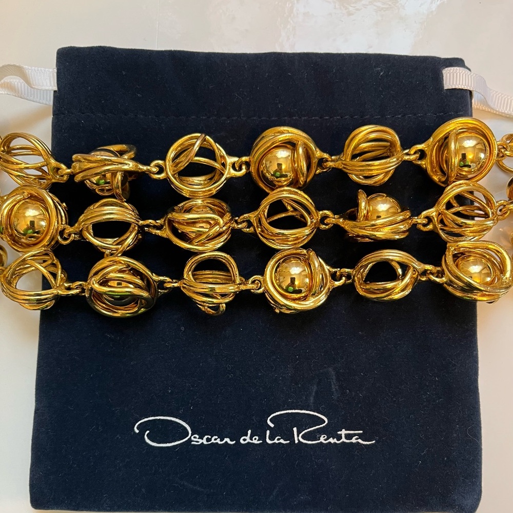 Oscar de la Renta Gold-Tone Women's Bracelet
